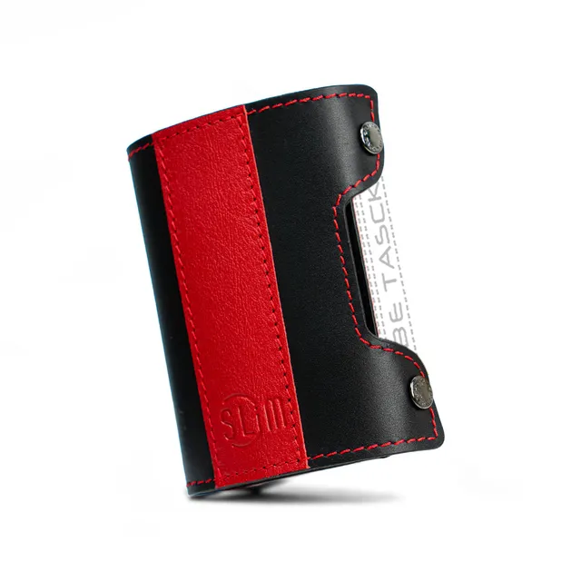 SLim Cover Pelle Be Tasck cover bicolor rossonero