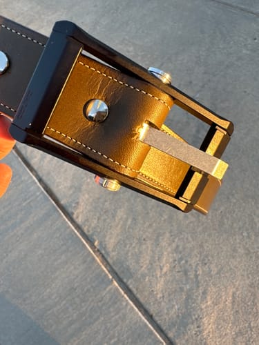 Dango Belt fibbia cintura alluminio nero jet