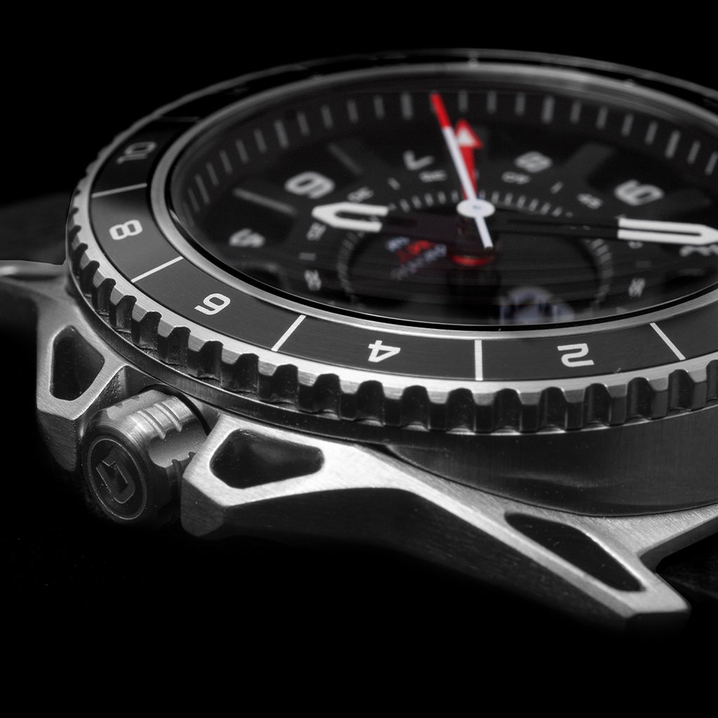 Dango GMT-01 orologio automatico acciaio nero