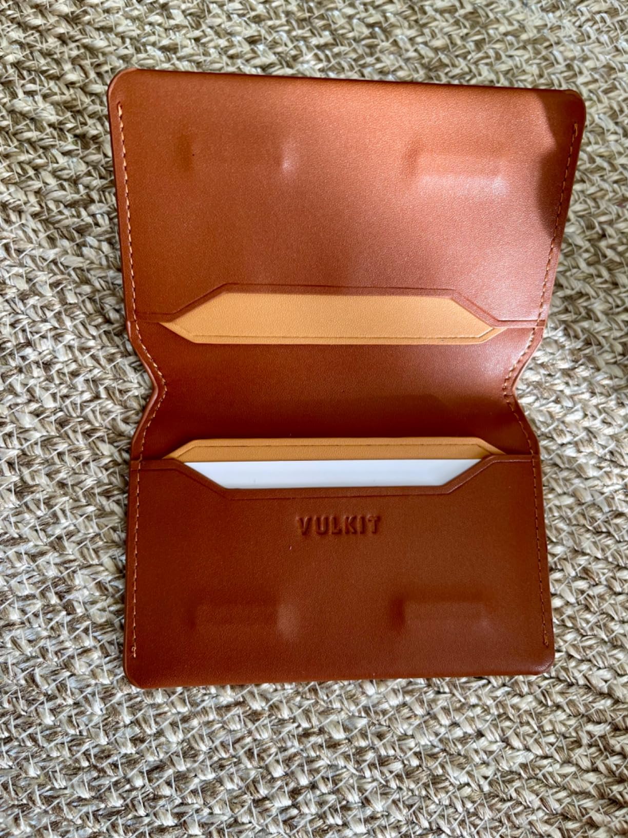 VULKIT VW122 Portacarte Pelle Nero RFID Slim