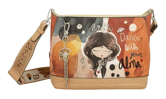 Anekke Alma Borsa Tracolla 23x17 Ciondolo Logo