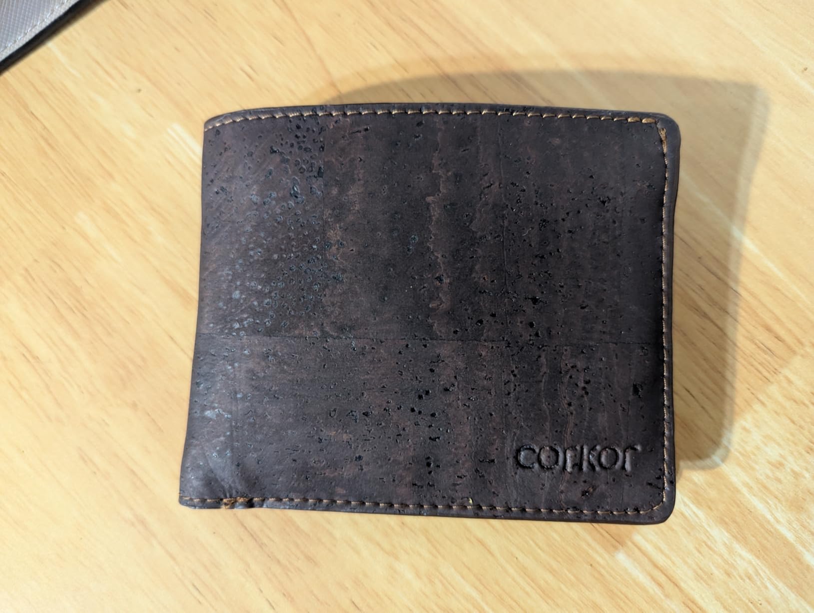 Corkor Wallets portafoglio sughero marrone chiaro RFID