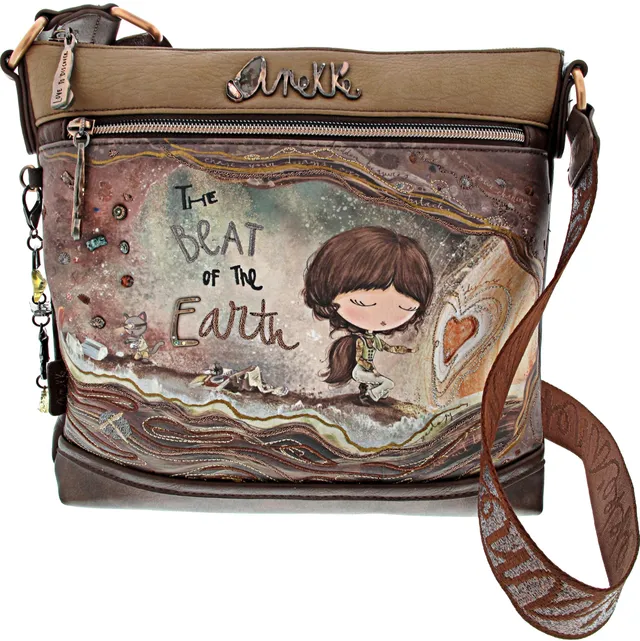 Anekke Core borsa a tracolla media 3 scomparti 27x25x8