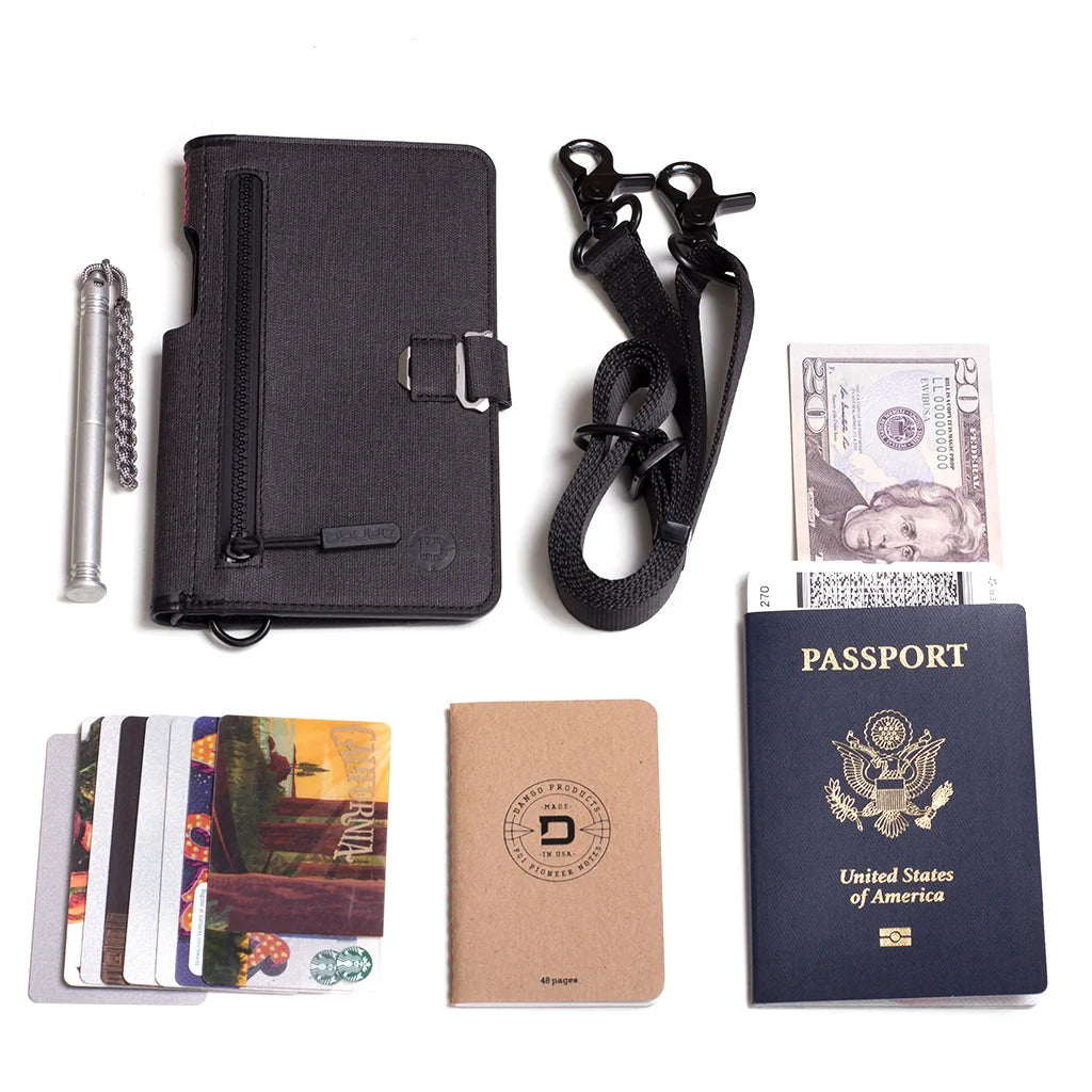 Dango P-Series P01 P02 Pen portafoglio viaggio DTEX nero set