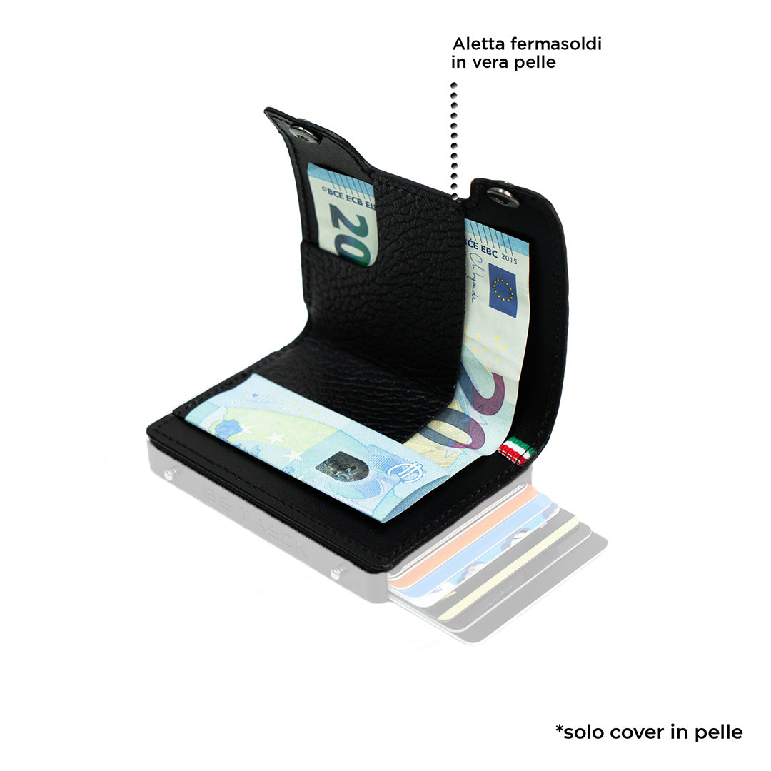 SLim Cover Pelle Be Tasck Bottalato Nero