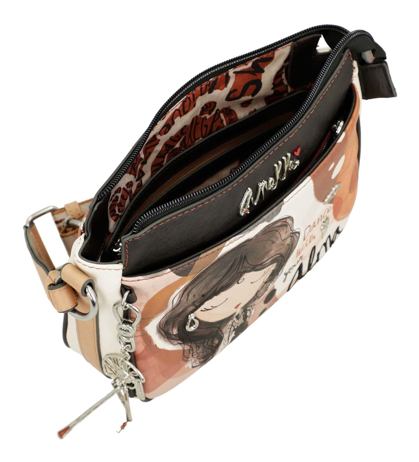 Anekke Alma tracolla ovale multicolor 23,5x19x6,5 cm