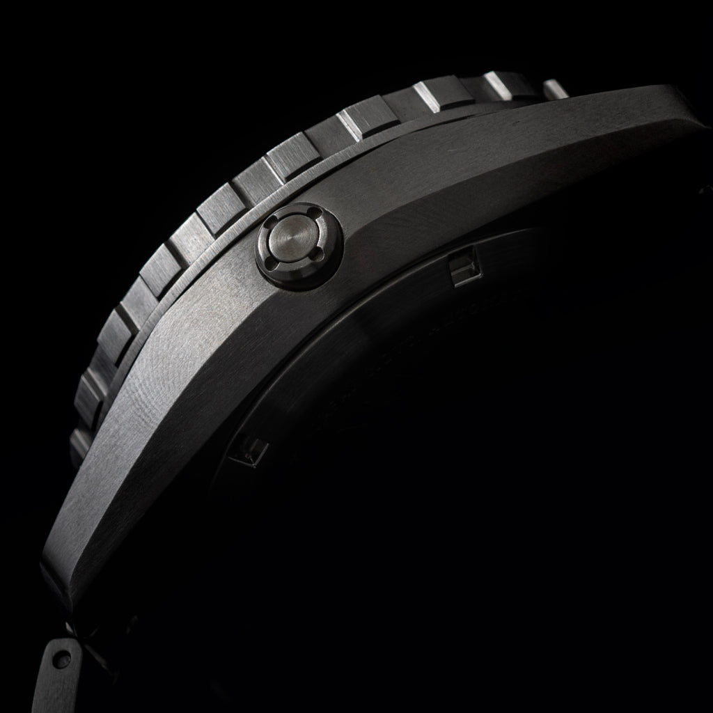 Dango DV-02 orologio subacqueo automatico acciaio nero