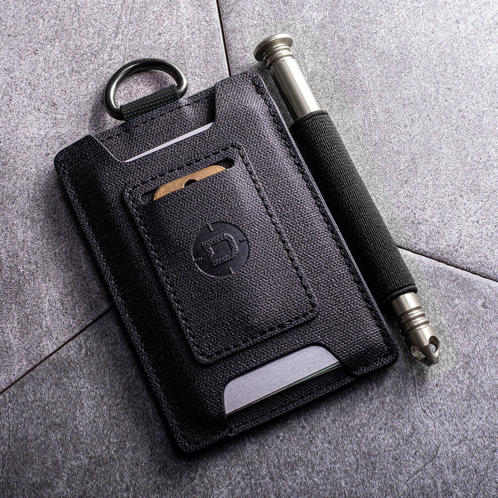 Dango S1 bundle portafoglio slim nero con penna alluminio