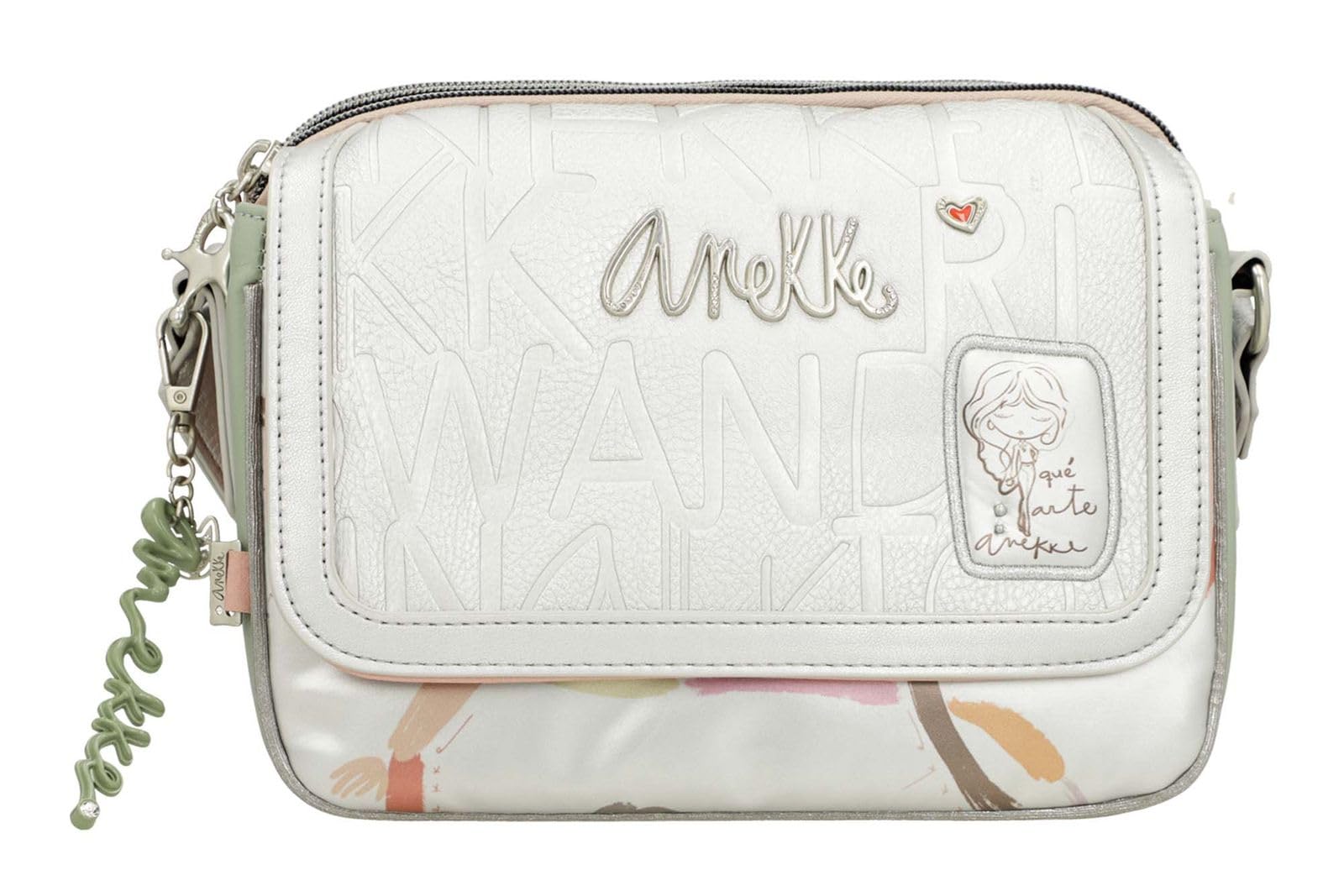 Anekke Alma Smart borsa a tracolla ovale 3 scomparti
