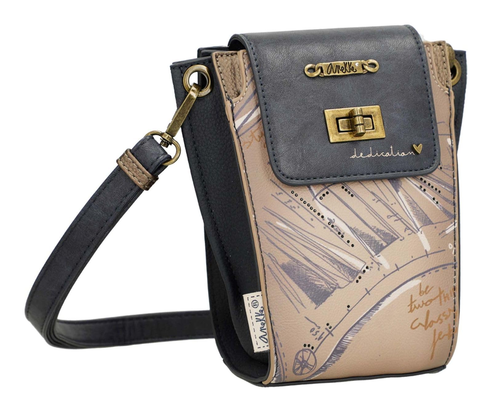 Anekke Studio Mini tracolla stampata donna