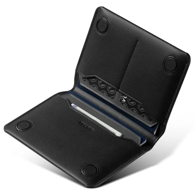 VULKIT VPW120 portafoglio passaporto slim RFID nero