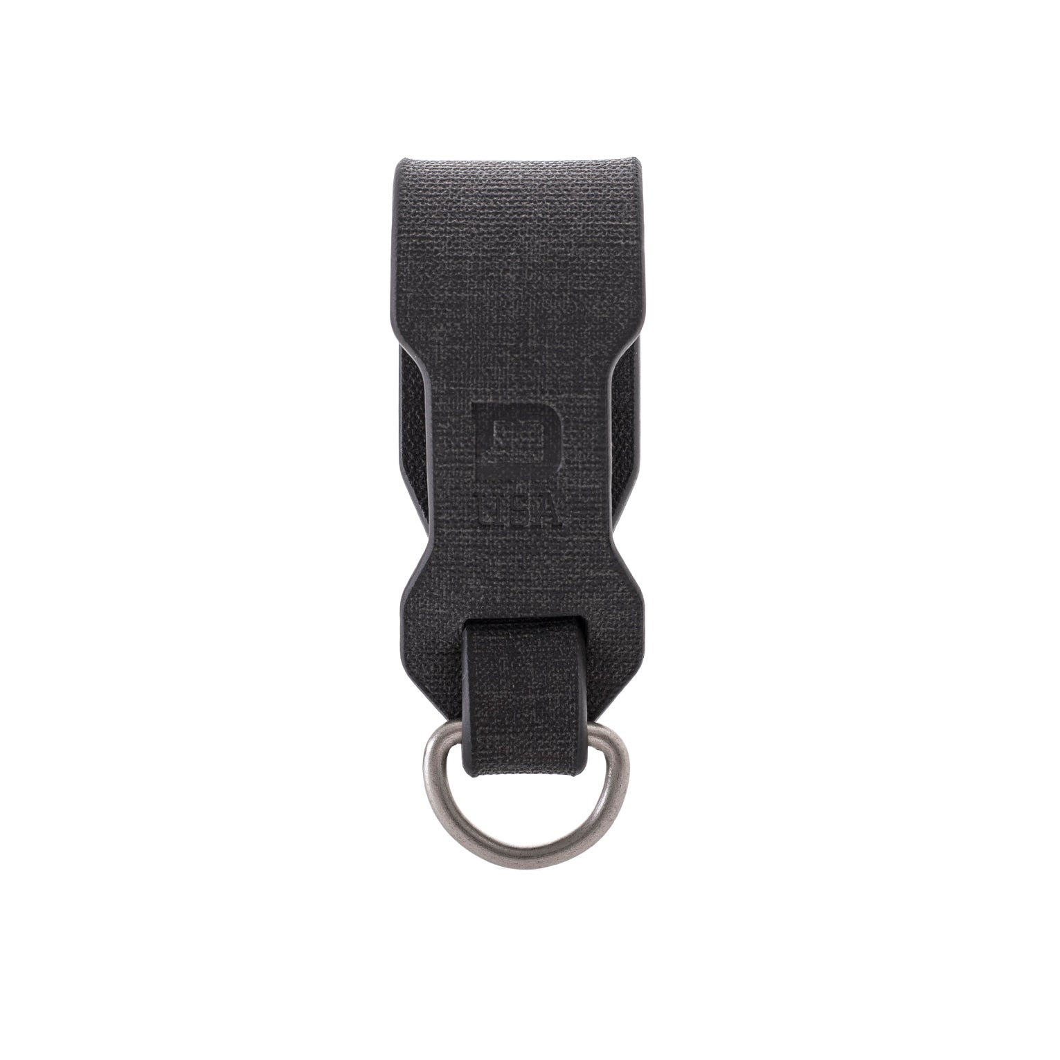 Dango Belts Belt Fob portachiavi pelle nero Jet Black singolo