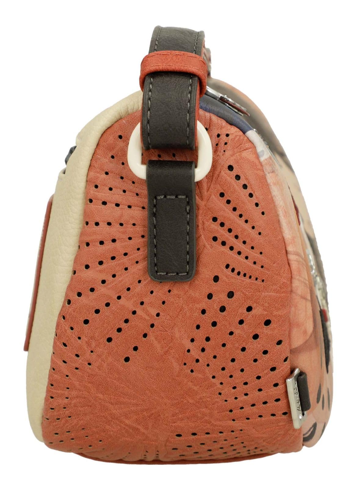 Anekke Alma borsa a tracolla ovale multicolore 24,5 cm
