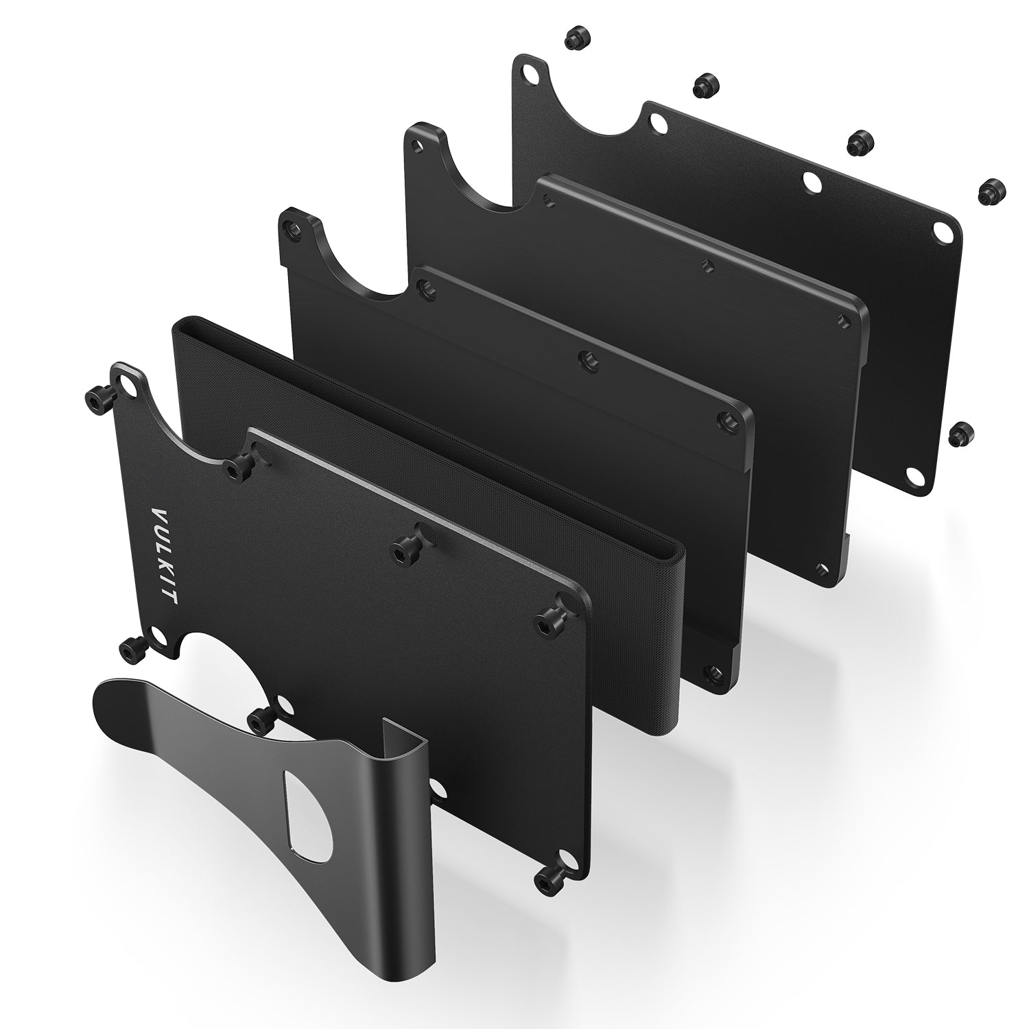 VULKIT Money Clips VCL100 Fermasoldi Metallo Ultraslim 12 Carte