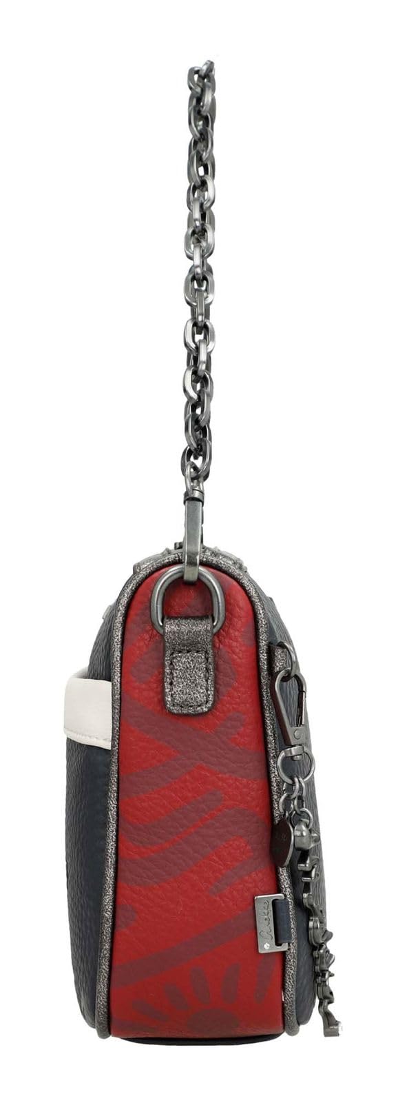 Anekke Essentials Borsa a Tracolla Blu Marino Stampa Fiori