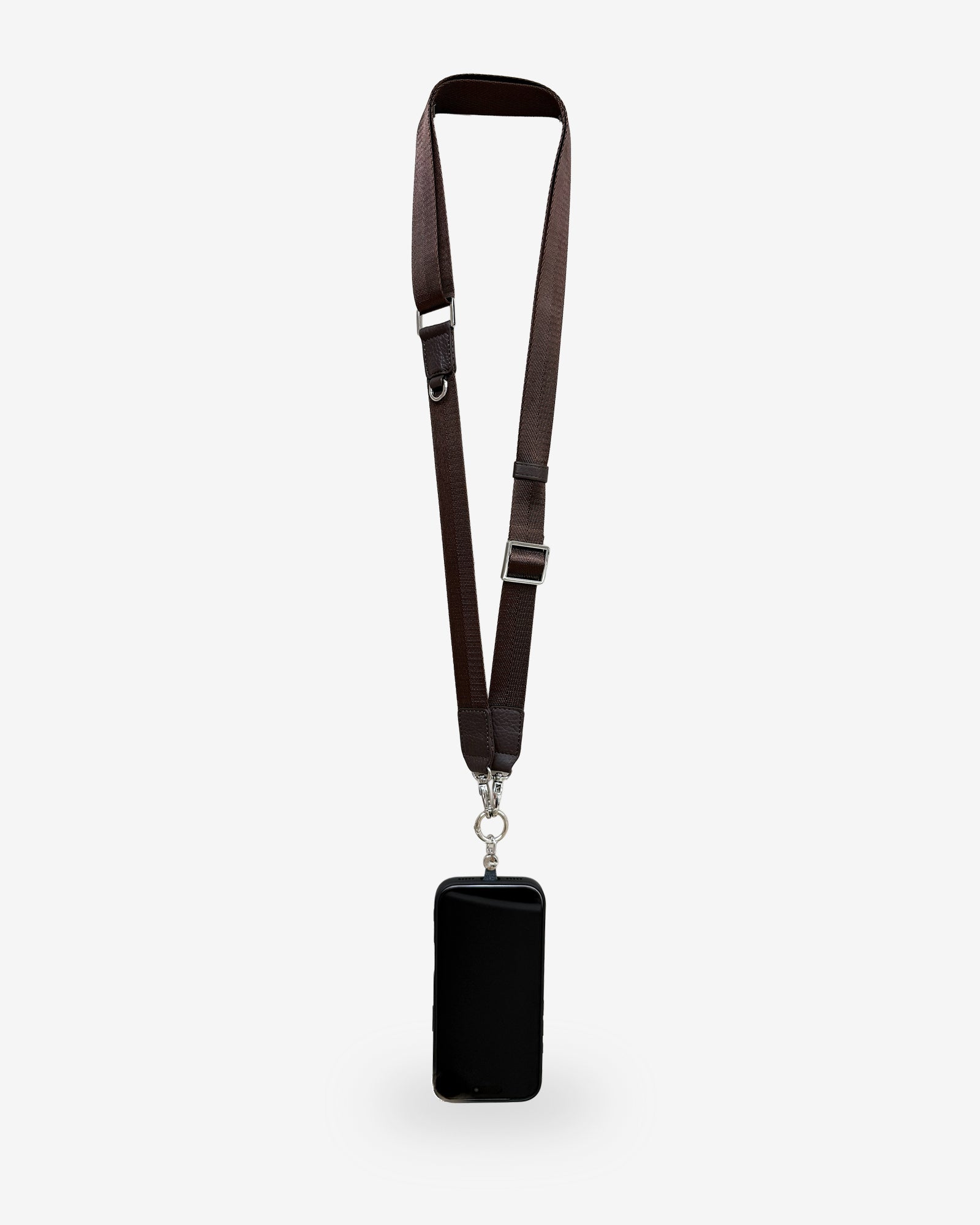 Adapell Nexo lanyard telefono nylon nero regolabile 150cm