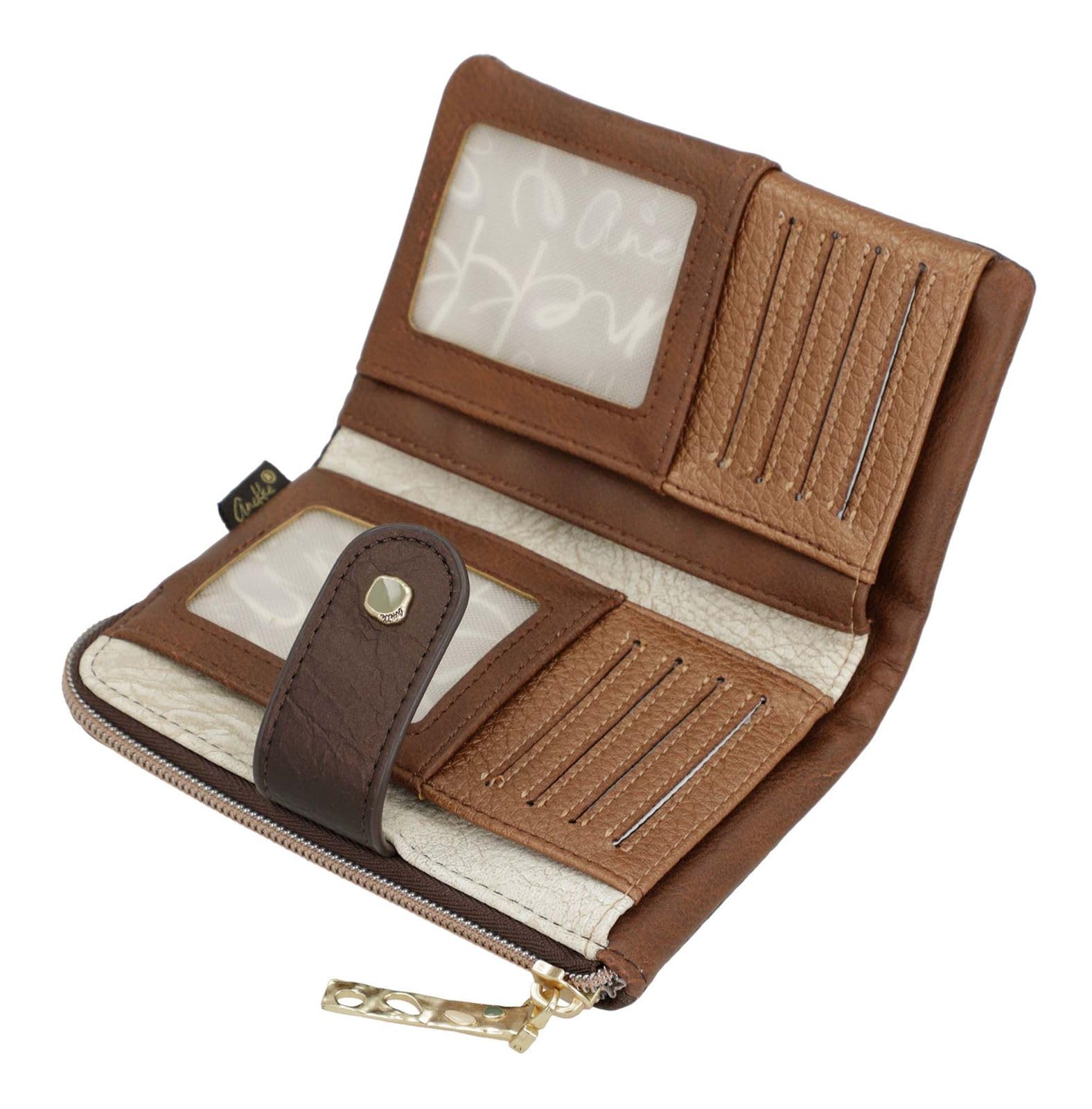 Anekke Muse Portamonete Medio Flessibile RFID Donna