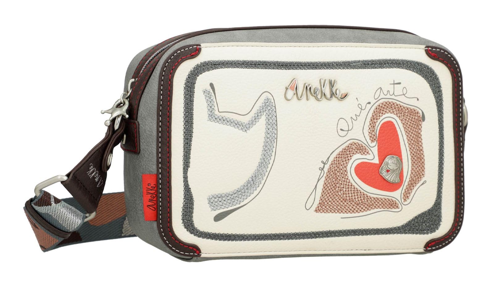 Anekke Ole tracolla media donna zip tracolla regolabile