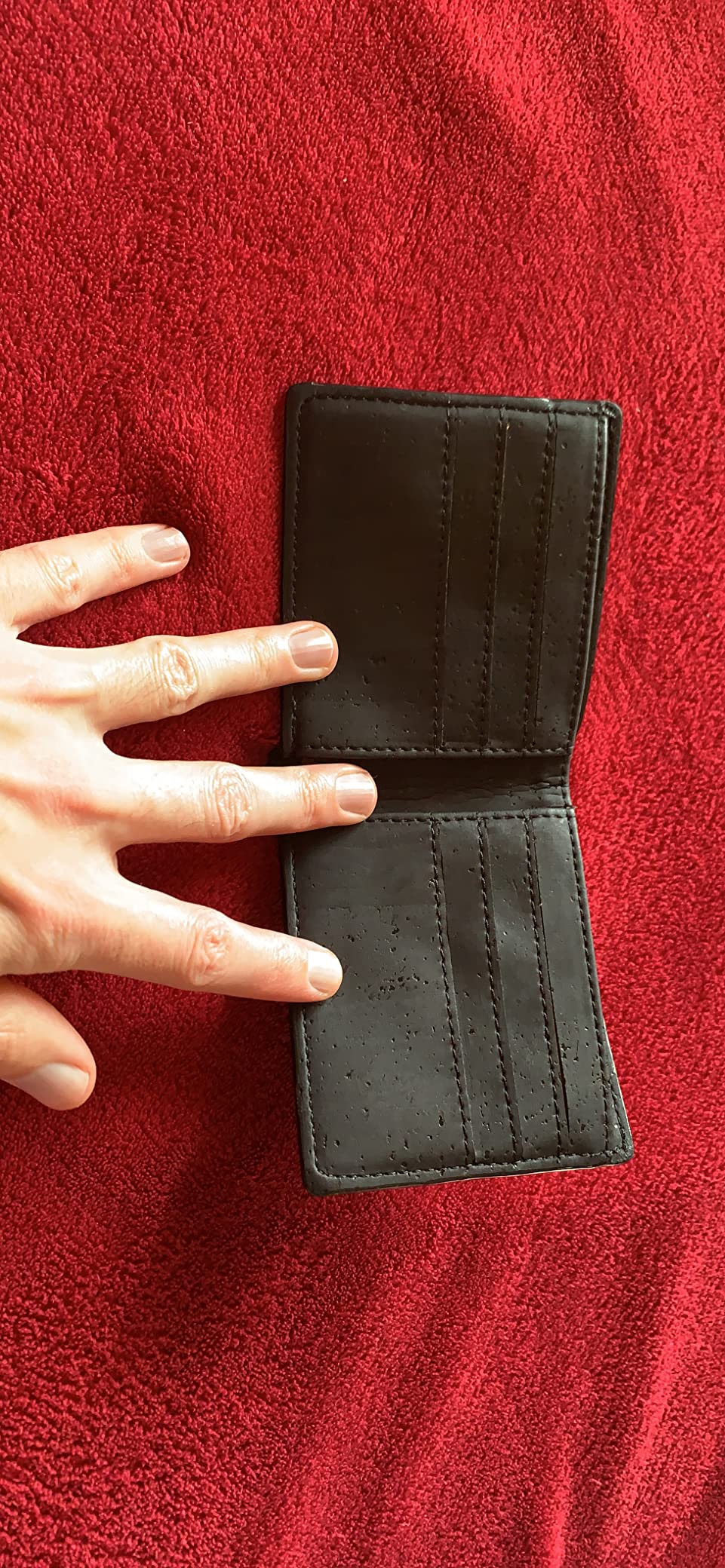 Corkor Wallets portafoglio sughero marrone chiaro RFID