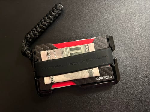 Dango D01 R-Spec portafoglio alluminio nero RFID 12 carte