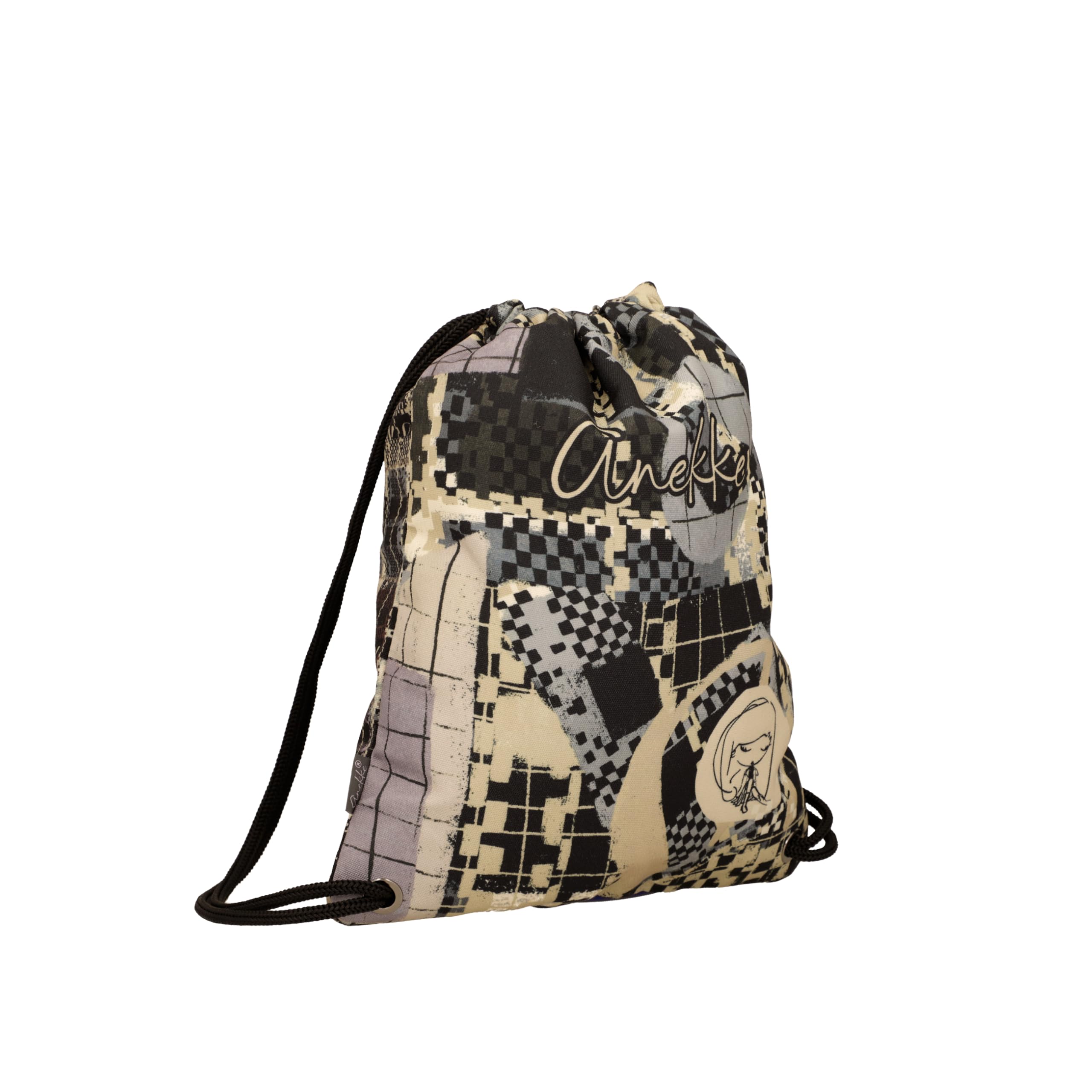 Anekke Iron Sacca Zaino Tessuto Stile Rock