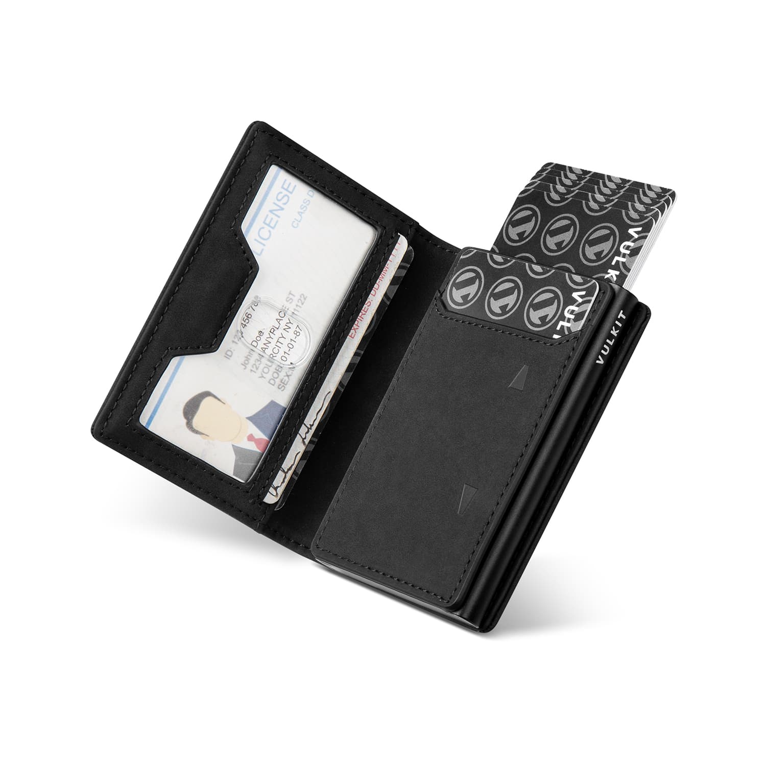 VULKIT VC502 portafoglio bifold RFID espulsore carte