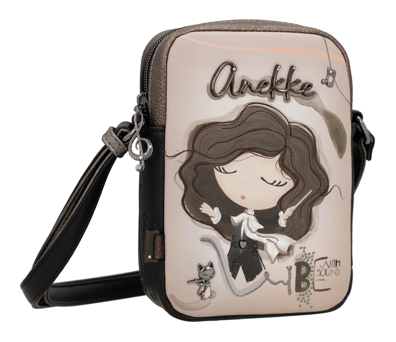 Anekke Orchestra Mini tracolla con tasca posteriore