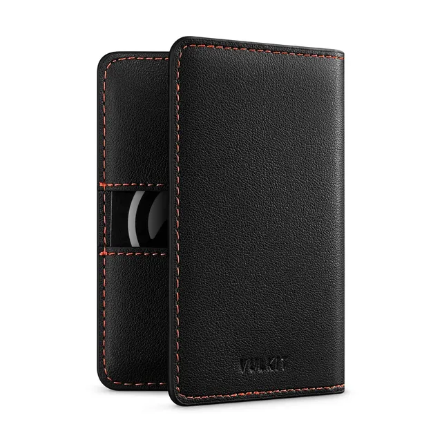 VULKIT Card Holders VW145 portafoglio nero pelle RFID