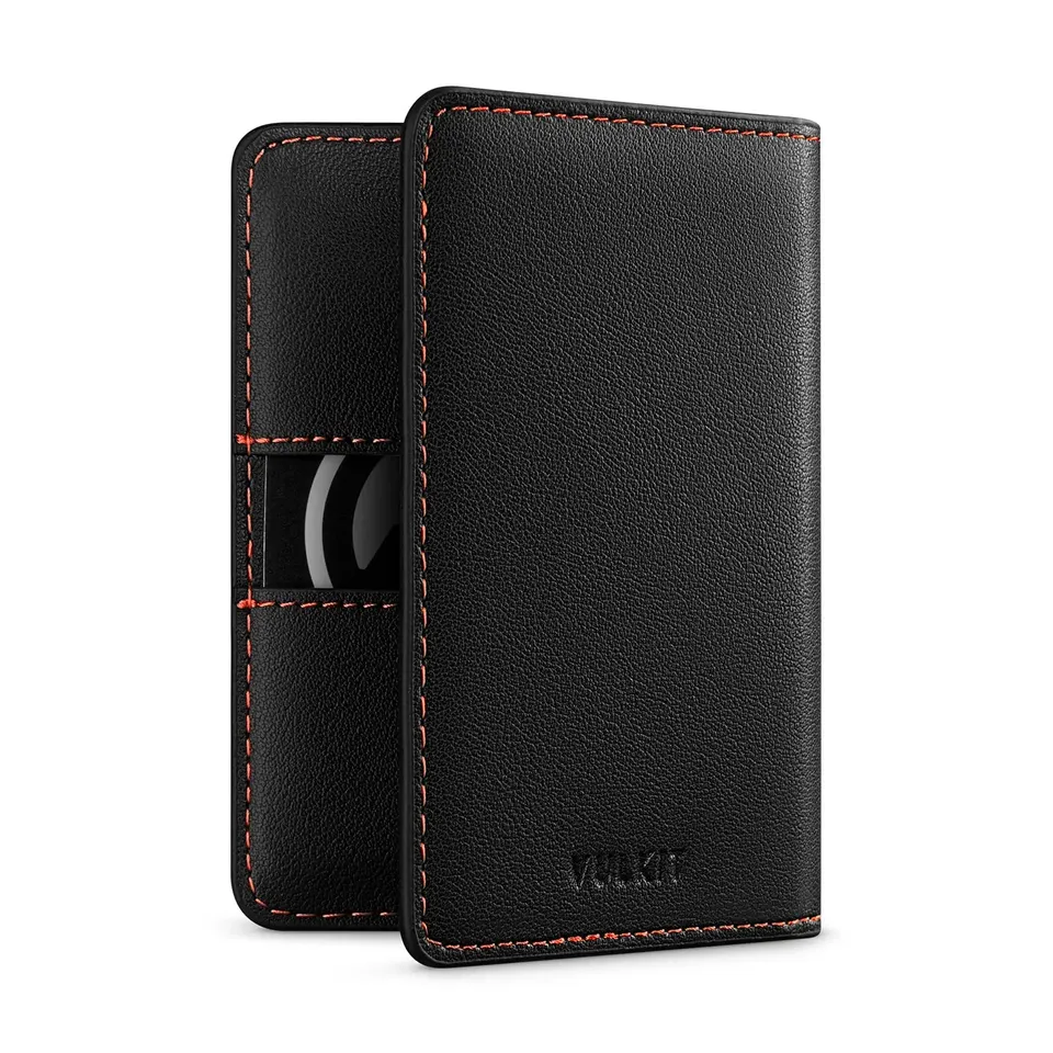 VULKIT Card Holders VW145 portafoglio nero pelle RFID
