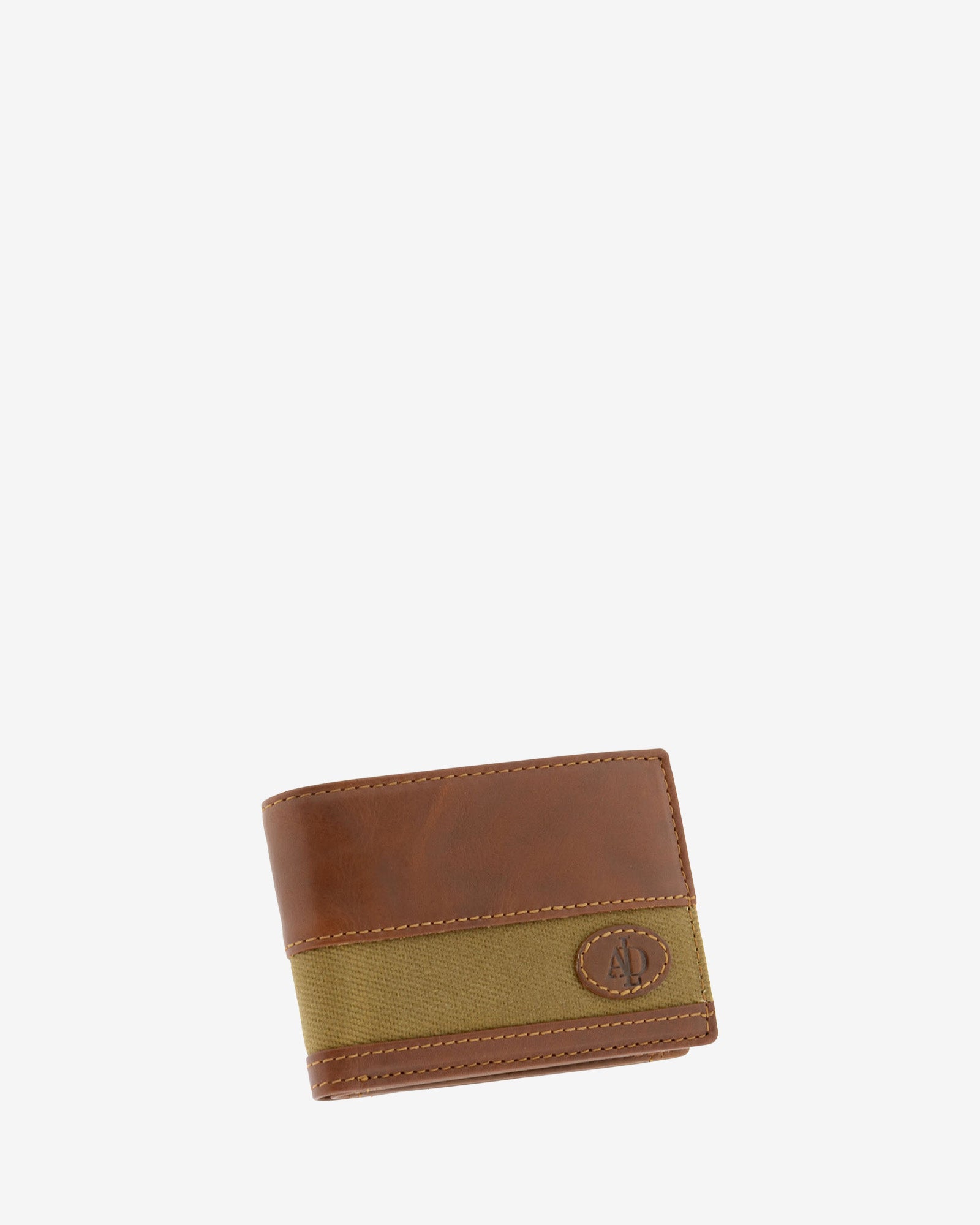 Adapell Range 1621 portafoglio uomo pelle canvas