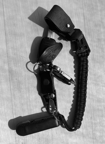 Dango Cords Tether cordino paracord Jet Black 550 cobra weave