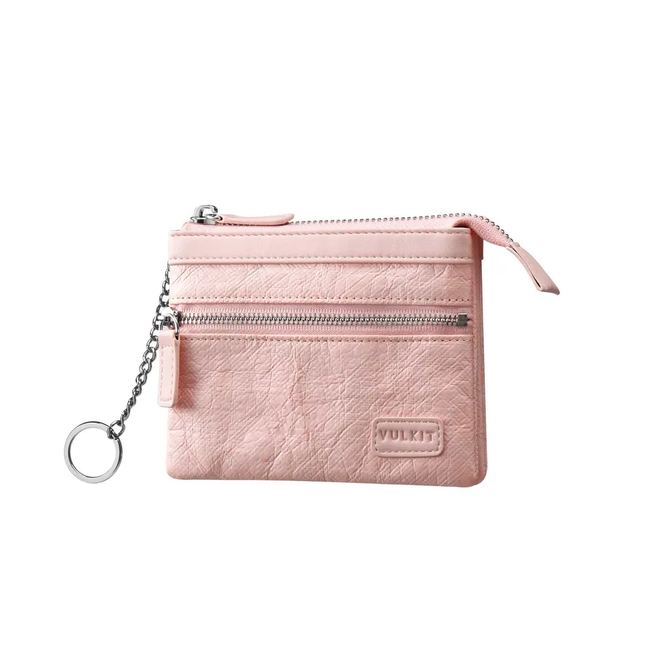 VULKIT VW112 porta carte zip impermeabile nero RFID portachiavi