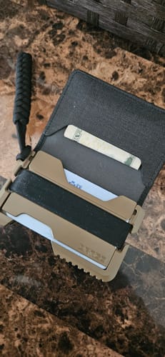Dango T01 Tactical Spec-Ops portafoglio DTEX bifold Blackout