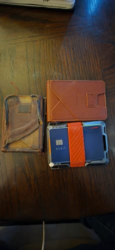 Dango M1 Maverick 4 Pocket Bifold portafoglio pelle Whiskey Brown