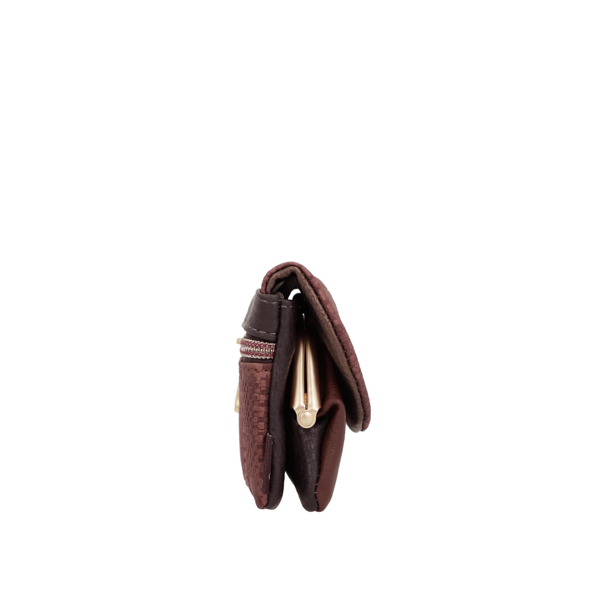 Anekke Burgundy Portamonete Patta Bordeaux