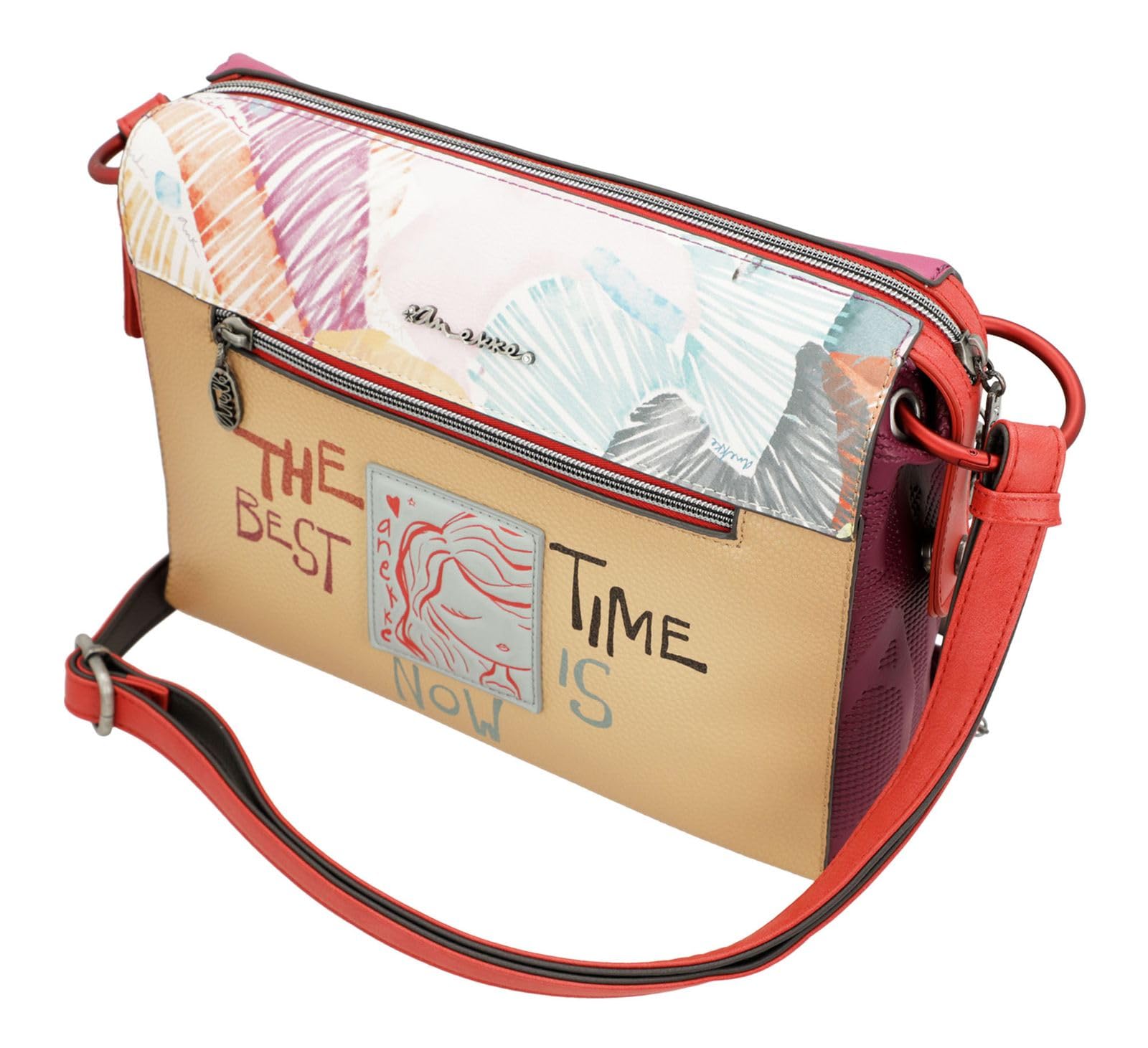 Anekke Fashion borsa a tracolla rettangolare 28x22 cm