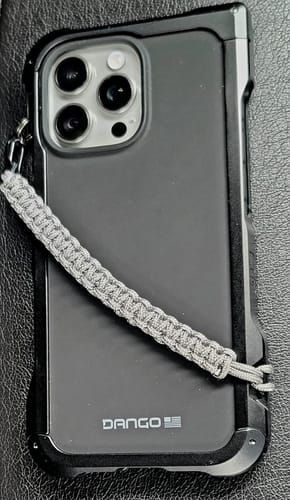Dango Cords Tether cordino paracord Jet Black 550 cobra weave