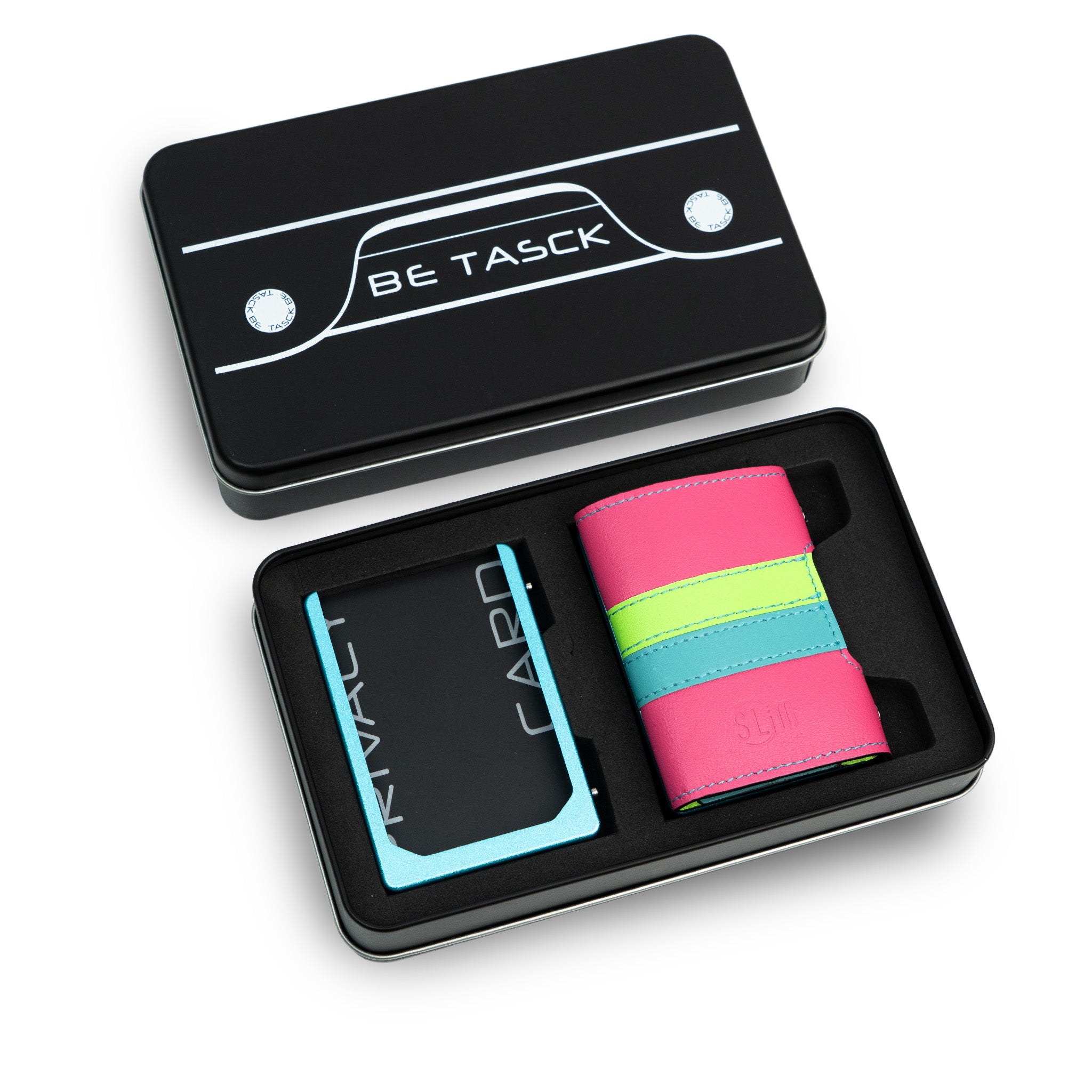 SLim Be Tasck Bicolor portafoglio Fucsia Multicolor pelle