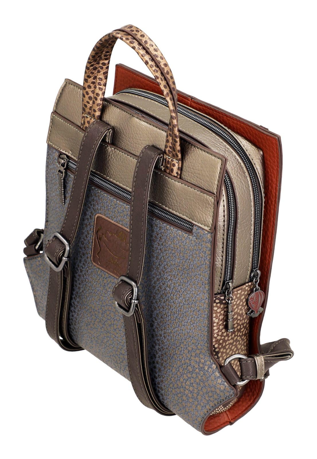 Anekke Odyssey zaino quadrato multicolore 25x29x9 cm