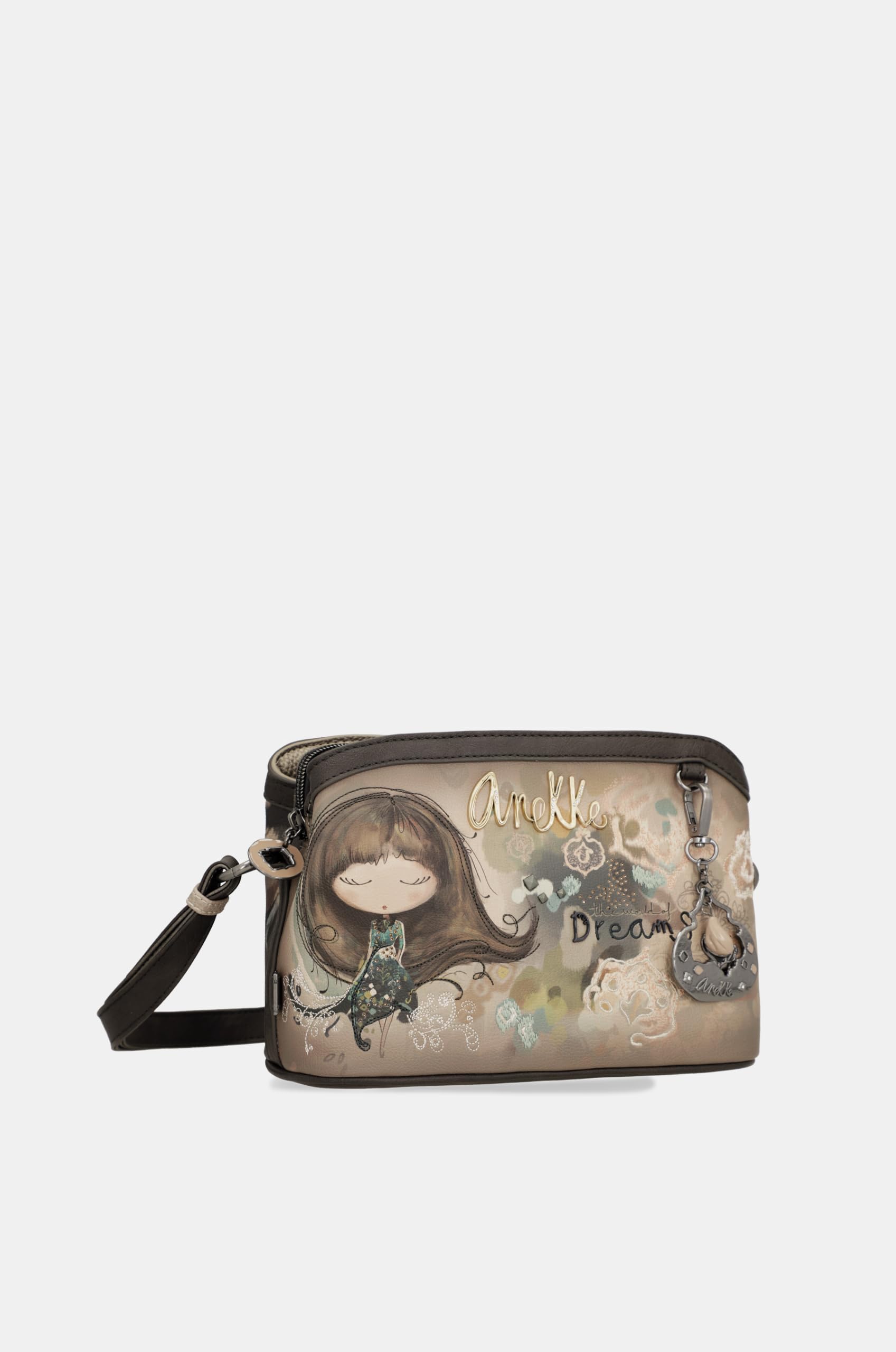 Anekke Real Tracolla cerniera 23x16x11 donna