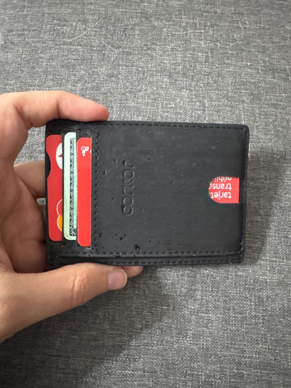 Corkor Wallets Portafoglio Sughero Marrone Chiaro Vegan RFID