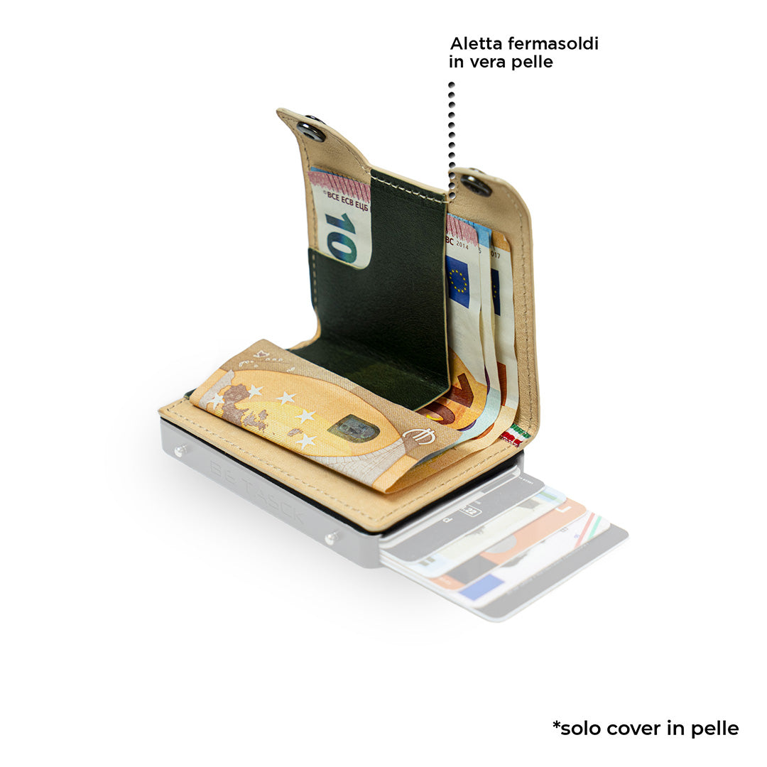 SLim Cover Pelle Be Tasck Concia Vegetale Verde