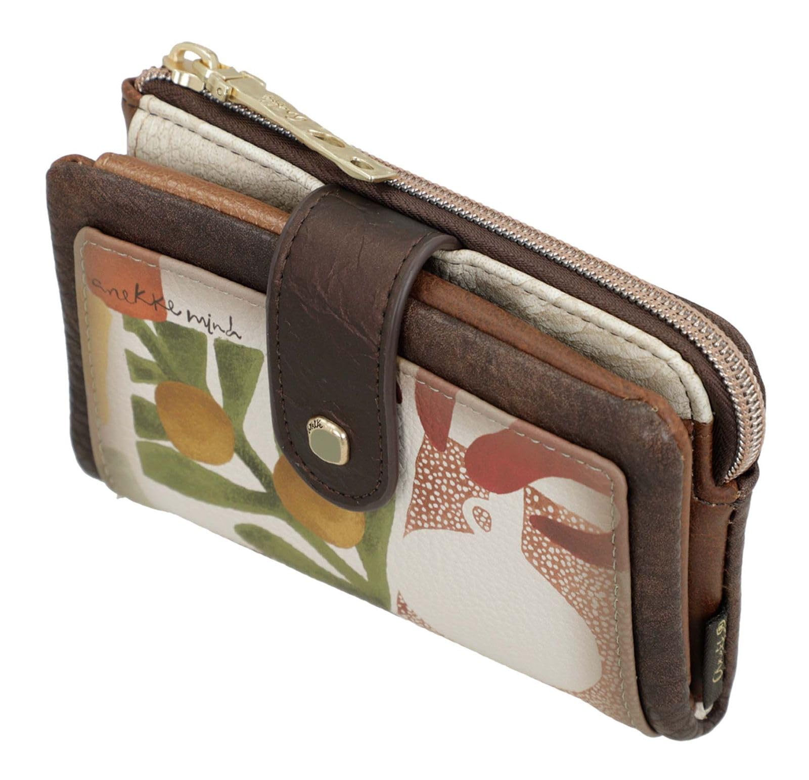 Anekke Muse Portamonete Medio Flessibile RFID Donna