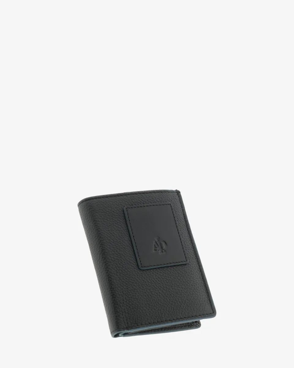 Adapell Urban 1664 portafoglio uomo verticale nero