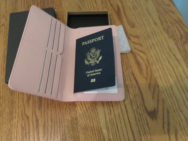 VULKIT Passport VPW100 Porta Passaporto RFID Rosa