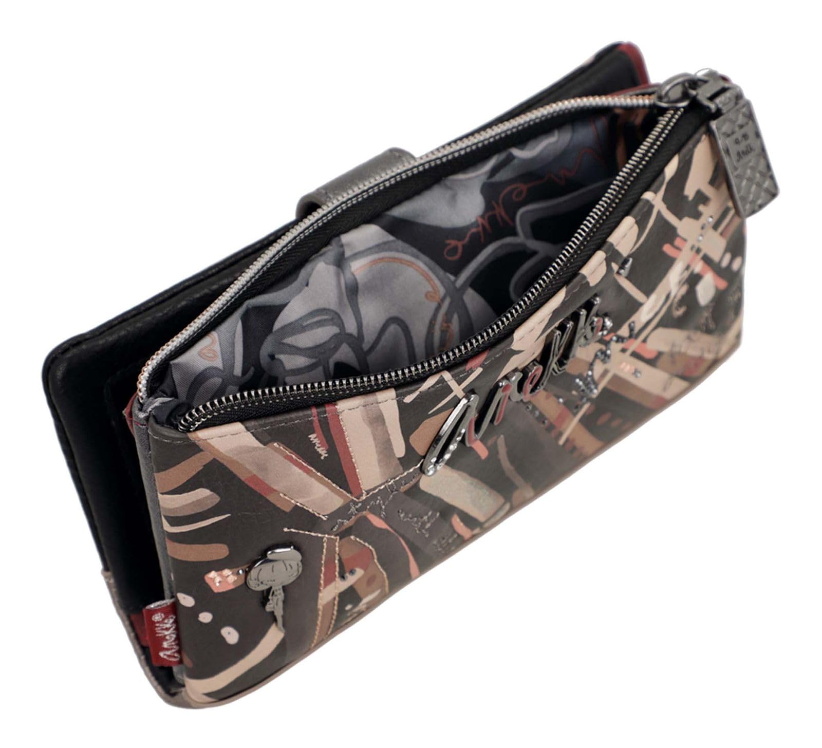 Anekke Evolution Portafoglio Donna 12x8x4 cm RFID