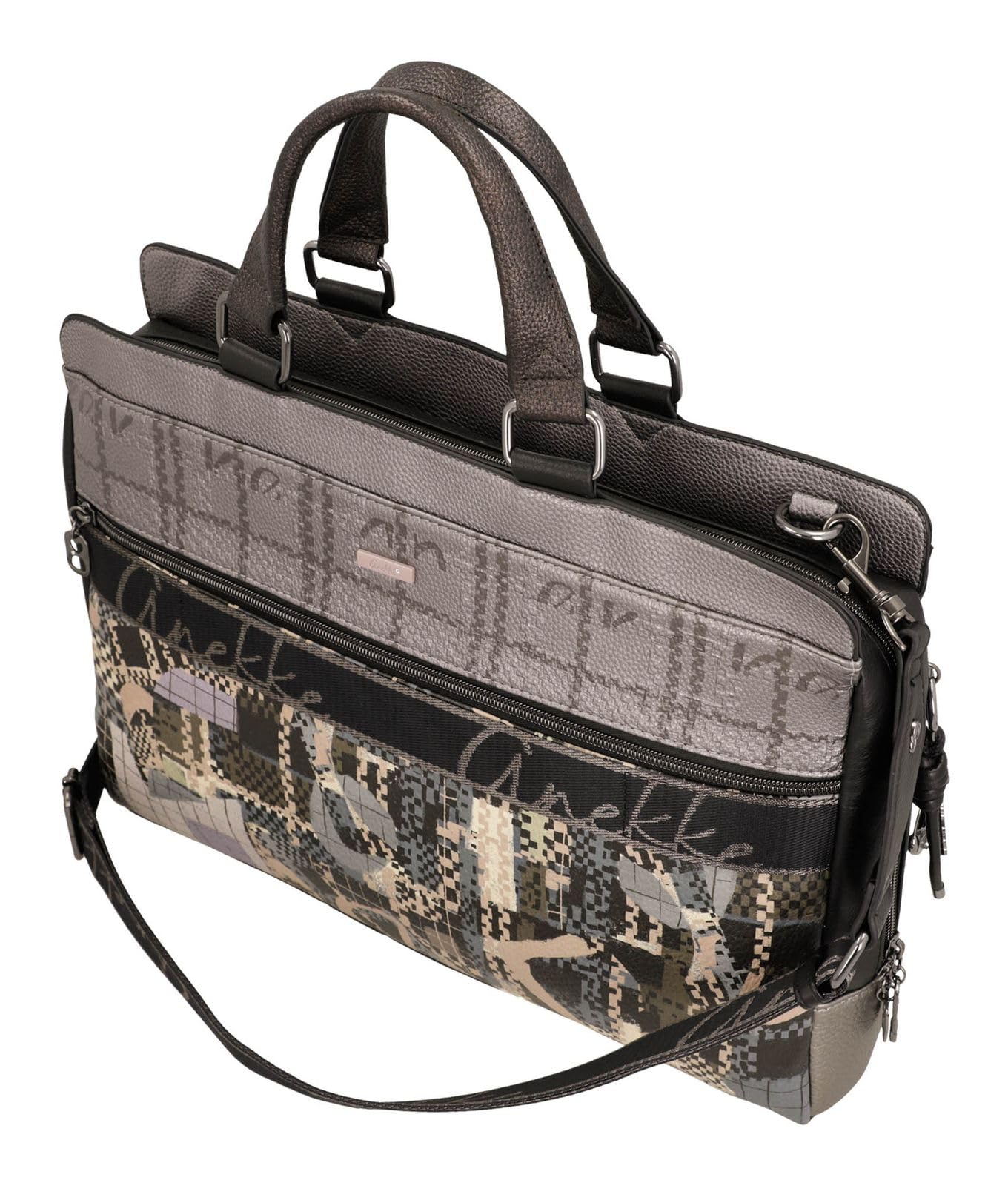 Anekke Iron Borsa Ufficio Laptop 41 cm Nero Multicolor