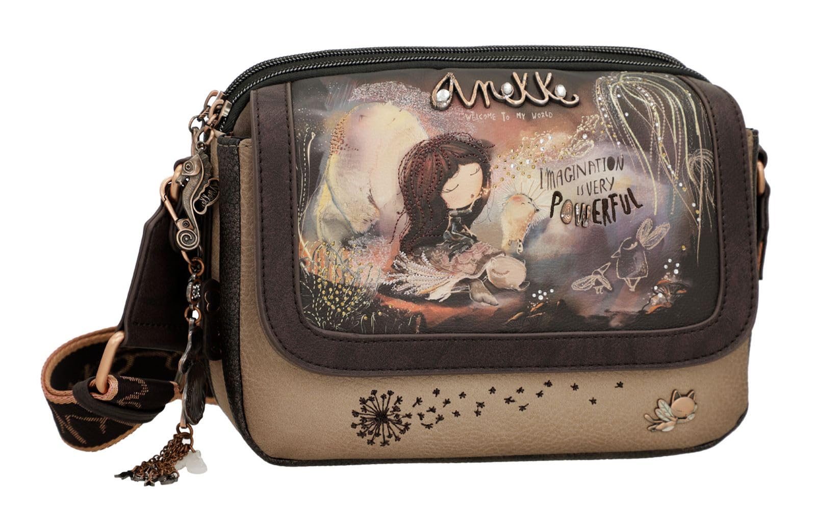 Anekke Dreamverse Borsa Tracolla 25x18cm Patta