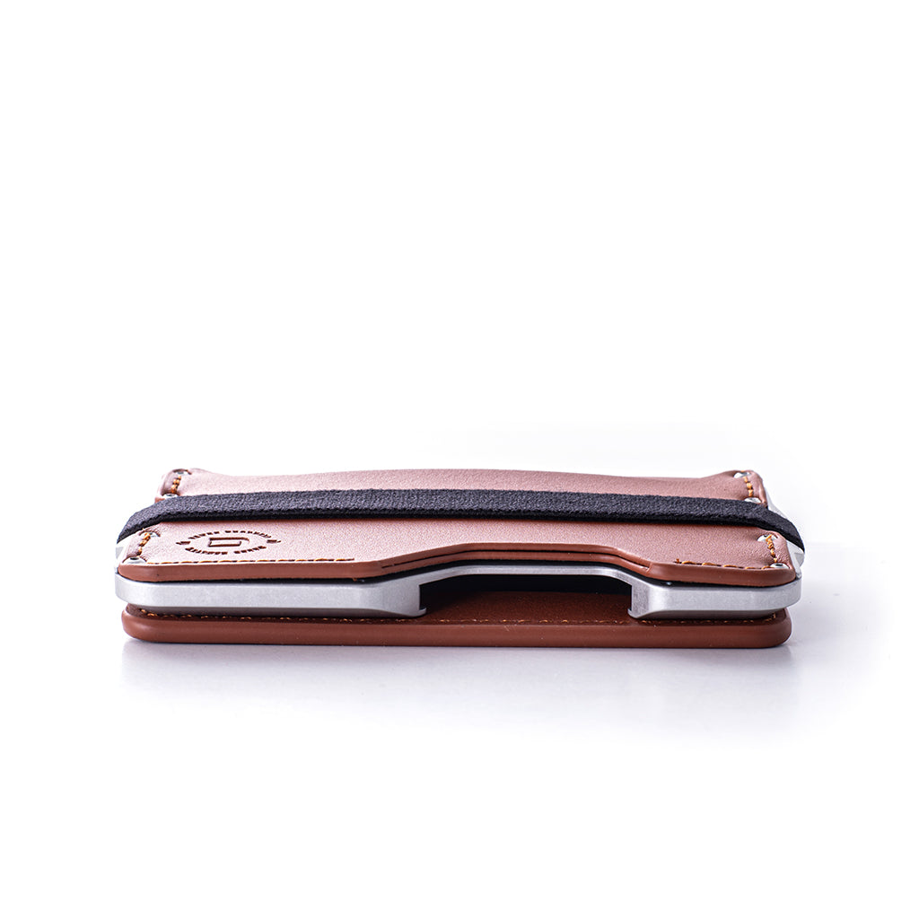 Dango D03 Dapper portafoglio bifold pelle whiskey brown
