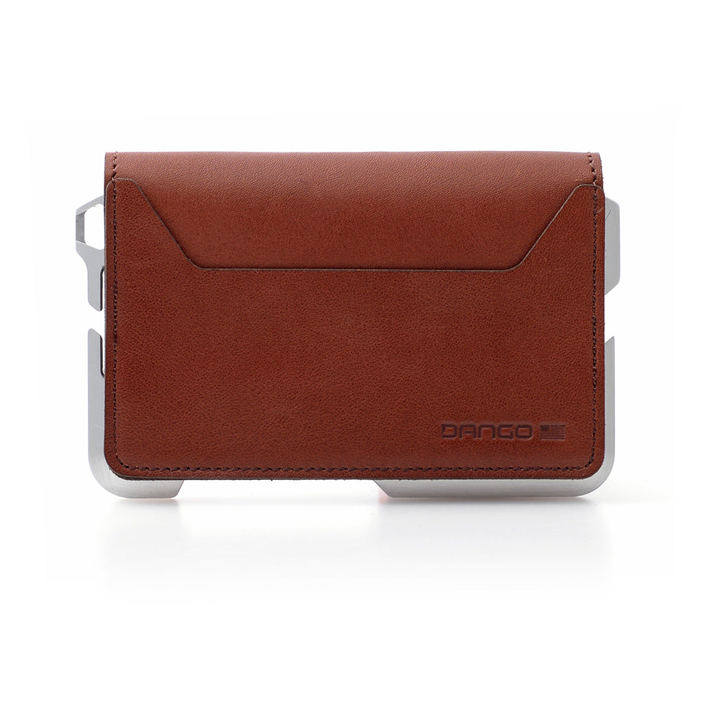 Dango D-Series D01 Dapper portafoglio bifold pelle marrone